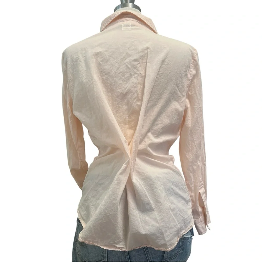 AMERICAN SWEETHEART- COTTAGE CORE Light Pink Button-Down Shirt - Picture 8 of 9